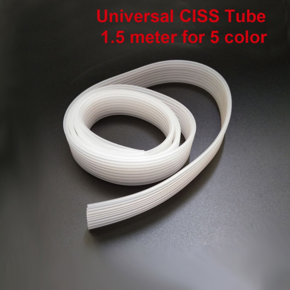 Accesorios de piezas CISS, abrazadera de soporte de tubo, abrazadera de cierre de tinta, codo de goma de tubo curvado para canon hp epson ciss: 5 line ciss tube 1P