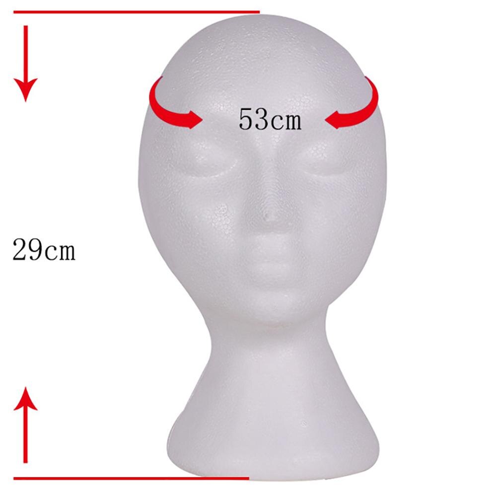 Piepschuim Mannequin Hoofd Model Zonnebril Lenzenvloeistof Stand Hat Cap Display Houder