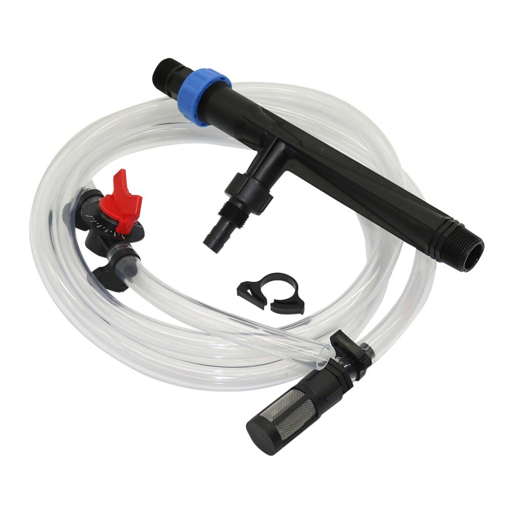 Venturi Fertilizer Injector kit with 3/4 inch Male Thread Garden Irrigation Fertilization Water Tube Emitter 1 Set
