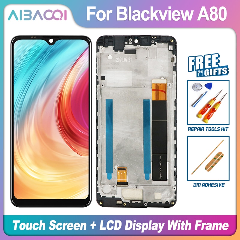 Touch Screen+LCD Display+Frame Replacement For Blackview A20 A20 Pro A60 A60 Pro A70 A80 A80 Pro A80 Plus Phone
