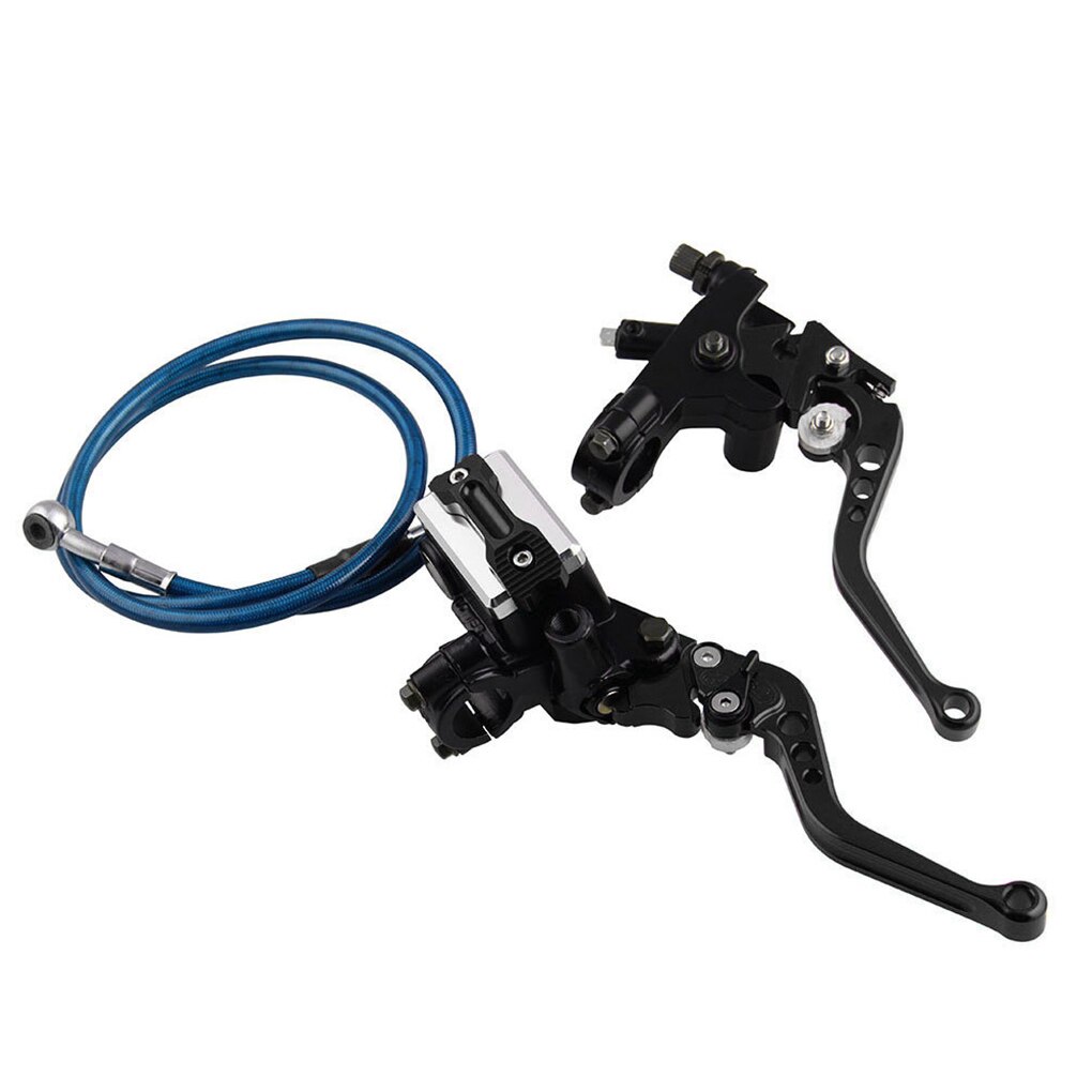 Motorcycle Brake Set Universal Alloy Front Brake Master Cylinder Cable Clutch with Adjustable Levers: NO.7