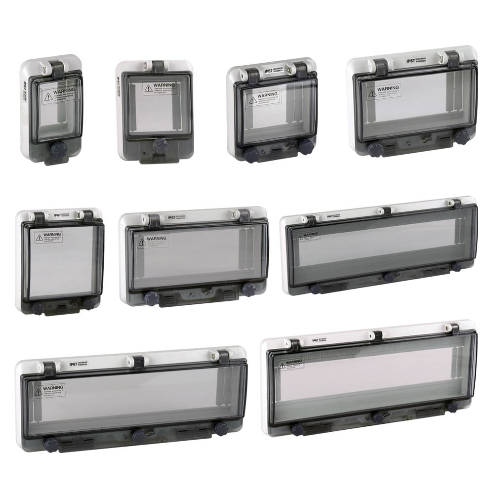 neue Produkte IP67 PC Wasserdichte Fenster Abdeckung, Schaltkreis Unterbrecher Schalter Schutz Fenster Abdeckung, Wasserdichte Kasten Fenster Abdeckung