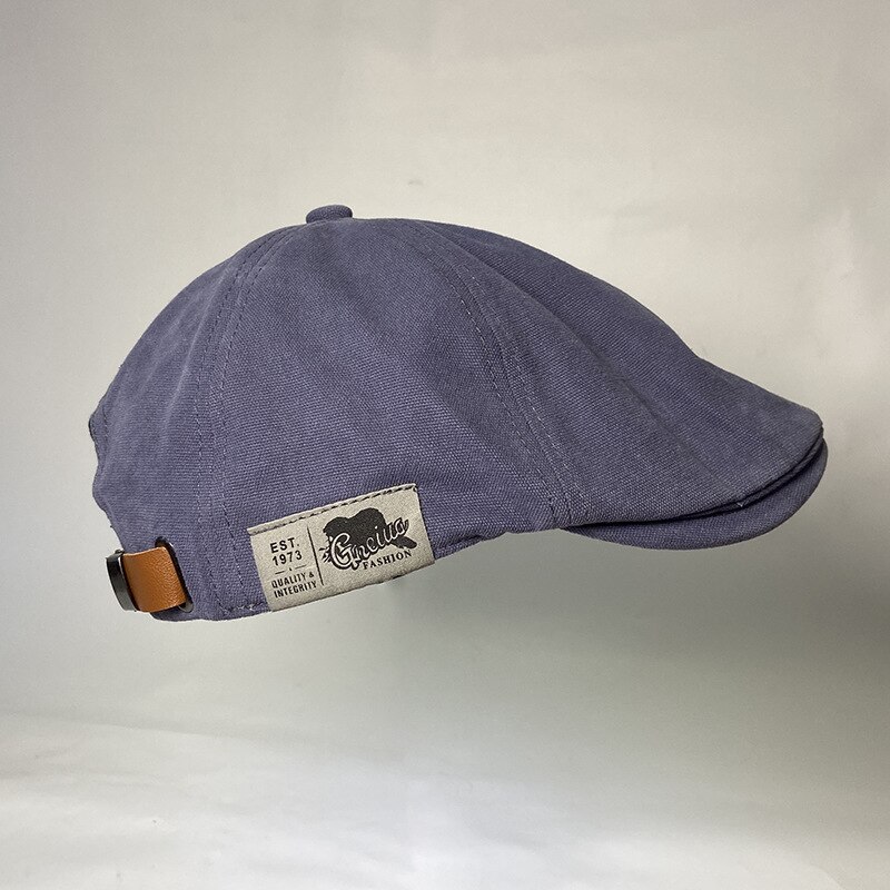 Mode Zomer Baretten Caps Voor Mannen Toevallige Piekte Caps Borduren Retro Baretten Hoeden Vader Hoed Pet Cap: 15