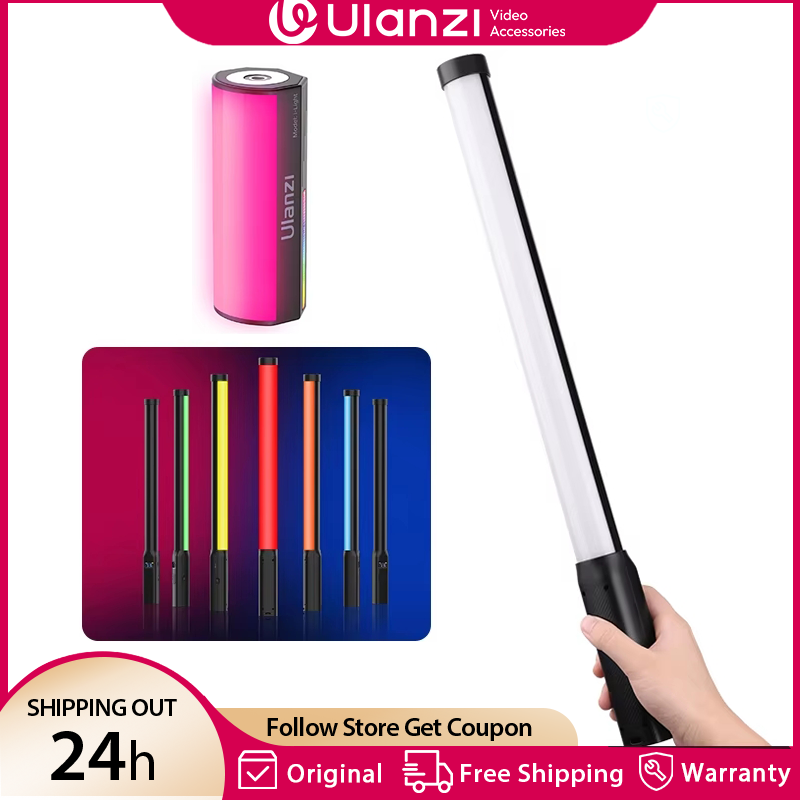 Ulanzi-Barra de luz LED i-light VL119 barra de luz de mano RGB 2500-9000K iluminación de fotografía tubo magnético de luz para vídeo y Vlog