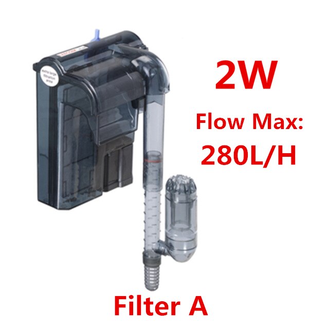 Aquarium dompelpomp 3- in -1 externe hangende vistank powerfilter waterval externe aquarium luchtpomp: Hallo -330 / Stekker