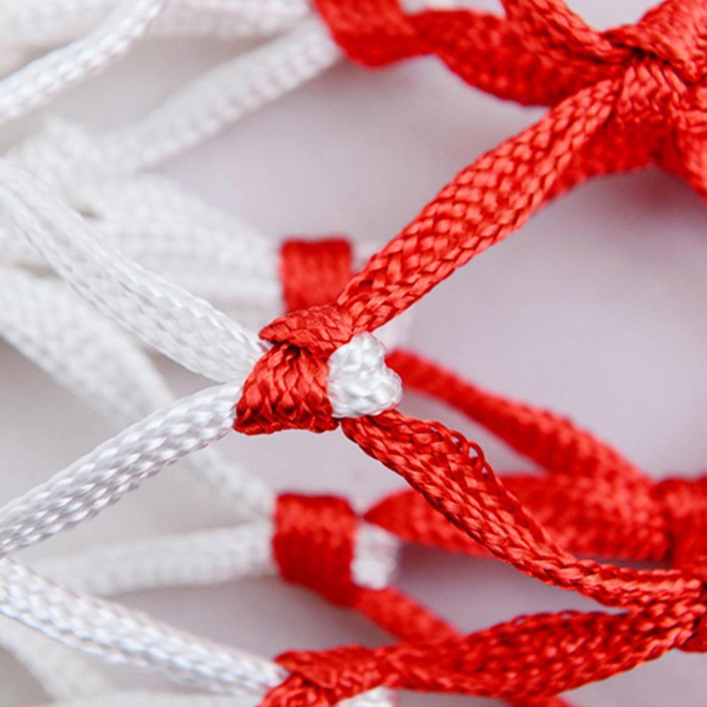 Basketball Rim Mesh Net Durable Basketball Net Heavy rims Mesh Goal Nylon Hoop Fits standard Duty basketball Net Rim A8G5