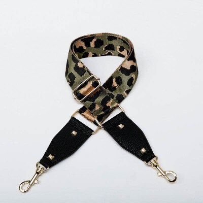HJKL kolorowe torby na pasek pasek akcesoria do Leopard ziarna moda regulowany pasek na ramię torebka akcesoria dekoracyjne torby: I