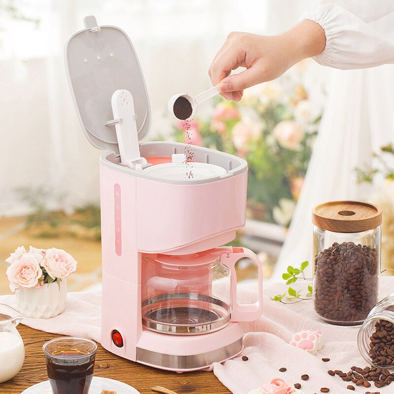 Máquina de café doméstica tipo americano por goteo, minimáquina de café con preservación del calor