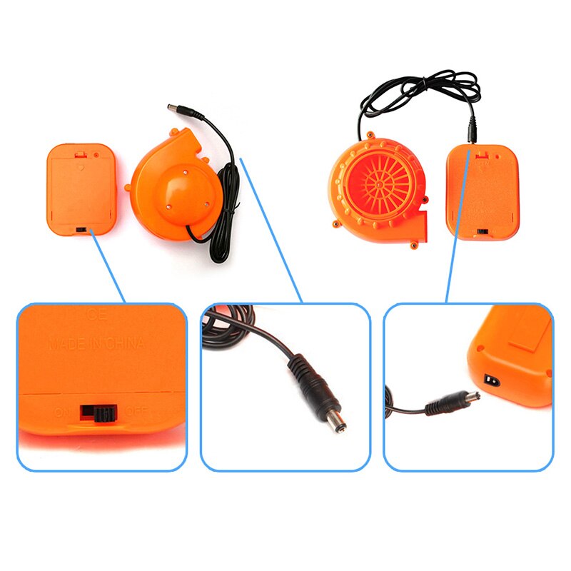 Jyzcos Mini Fan Blower Voor Opblaasbare Kostuums Vreugden Draagbare Verwijderbare Fan Aangedreven Door Aa Batterij Kleine Blower Met Batterij