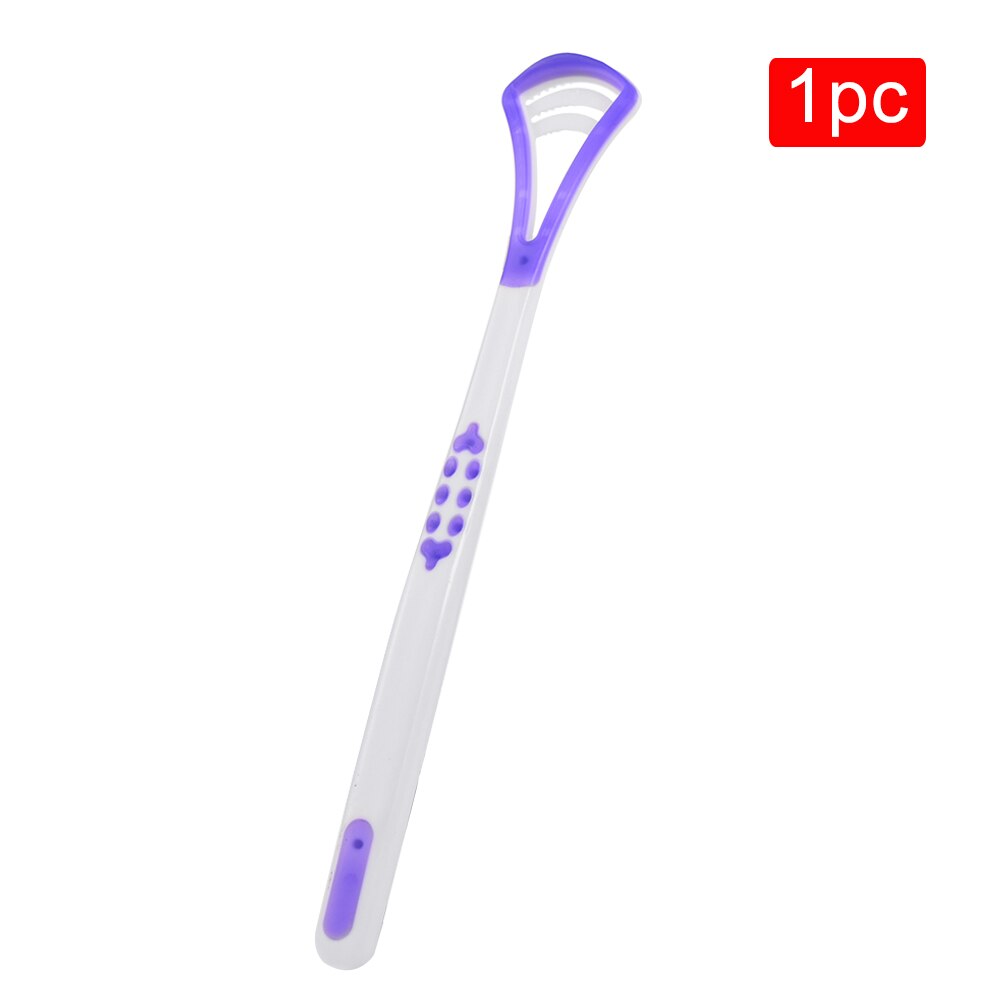 Tong Brush Cleaner Oral Care Tong Schraper Hygiëne Mond Tool Duurzaam Plastic Tong Schoonmaken Tool Verwijderen Tong Jas: purple