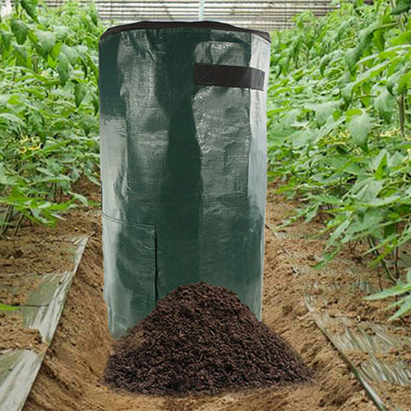 Afval Keuken Tuin Yard Compost Zak Milieu Pe Doek Planter Keuken Afvalverwijdering Organische Compost Zak Tlsm