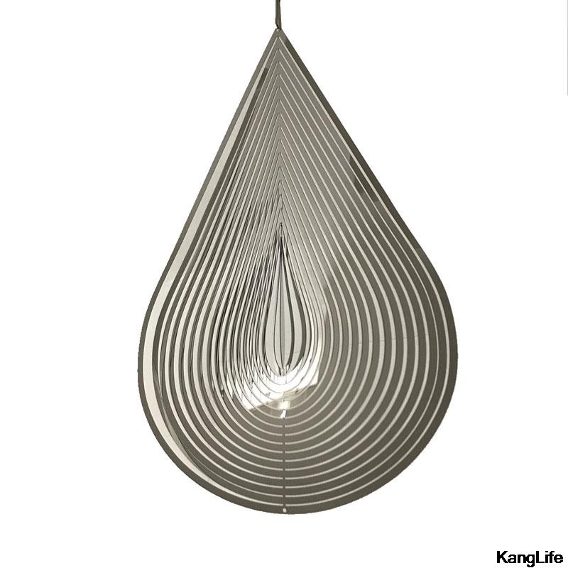Edelstahl Schlagen Herz Wind Spinner Metall 3D Rotierenden Windspiele Dekor Haus Hängen Anhänger Ästhetischen Zimmer Dekor Handwerk
