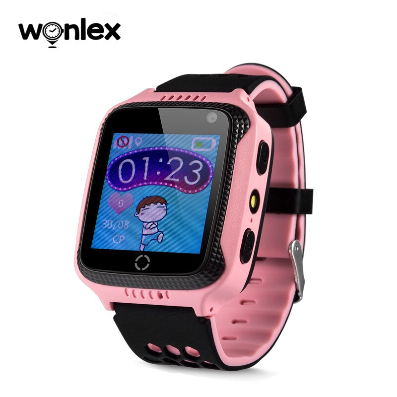 Wonlex Smart-Watch con GPS per localizzatore di posizione per bambini monitoraggio della posizione dei bambini orologio della fotocamera GW500S posizione anti-smarrimento del bambino