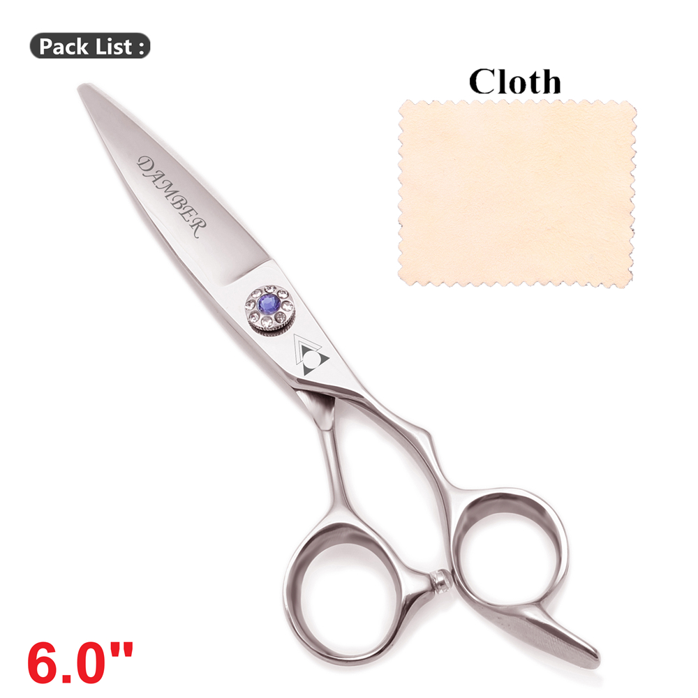 Ciseaux professionnels de coiffure de , 6.0 ciseaux amincissants pour barbier, coupe en acier japonais 440C 9022 #: 9022 lan Ping 6.0