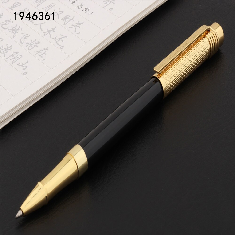 Luxury pen 856 Golden Business office Rollerball Pen School student stationery Supplies Ballpoint Pens