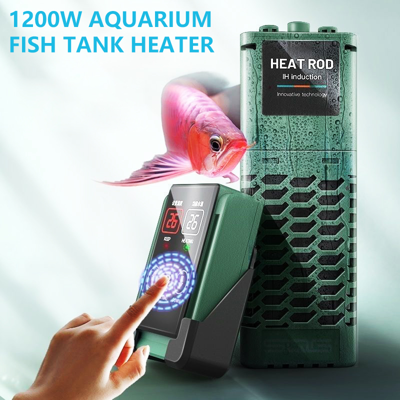 1200w Aquarium Aquarium Heizung LED-Temperatur anzeige einstellbare Wasser heizstab konstante automatische Temperatur