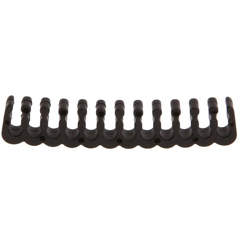 16Pcs PP Cable Comb/Clamp/Clip/Organizer/Dresser for 2.5-3.2mm PC Power Cables Wiring 4/6/8/24 Pin Cable Manager