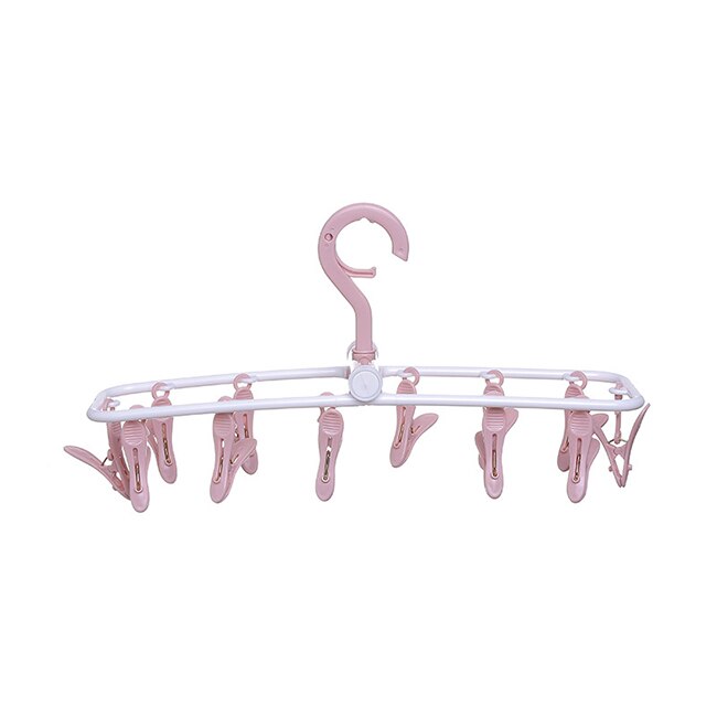 Husholdningskroker 12 kleshenger barn baby solsokker undertøy kroker folde klesklyper baby klesstativ: 3