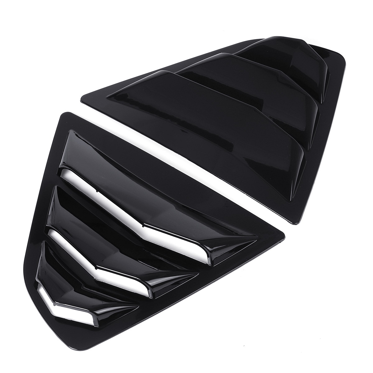 1 Paar Auto Side Rear Window Louvre Shutter Cover Trim Voor Toyota Camry Se Xse L Le Xle Air Outlet Shutter Cover