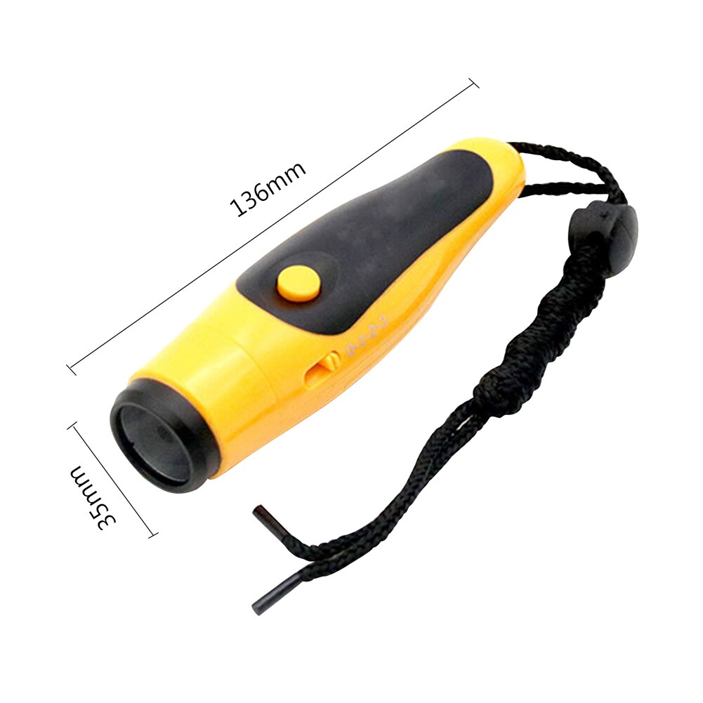 Sifflet électronique 125dB sifflet avec lanière jaune arbitre survie en plein air pour les ornements de Sport d'exercice en plein air