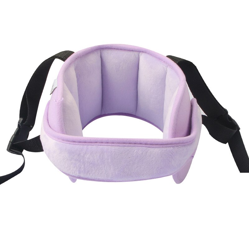 Nouvelle Bande De Fixation Bébé Tête monture de support De Ceinture de Siège De Voiture Sommeil Sieste Ceinture Porte-Bébé Poussette Réglable Siège De Sécurité Tenir: Purple