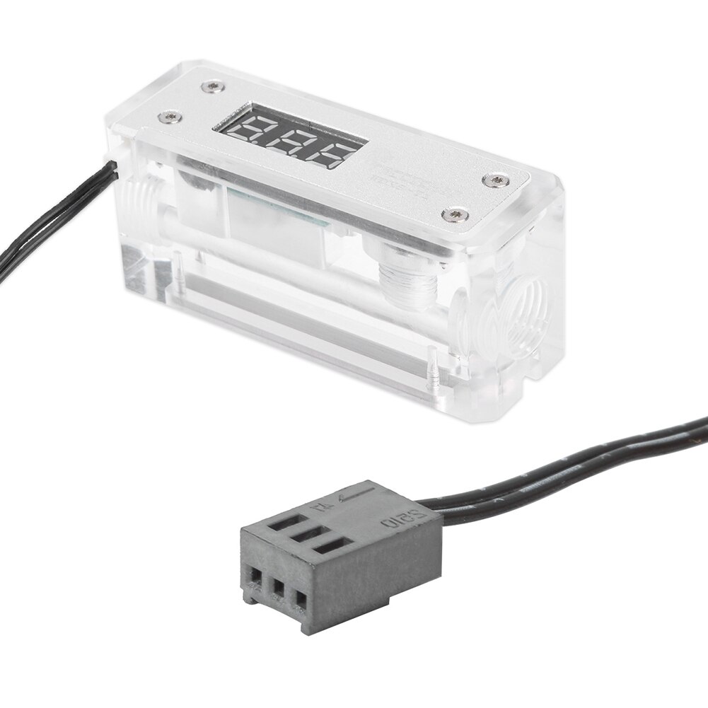 12v digital display temperaturmonitor rgb akryl vannkjøleblokk pc datamaskin væskekjølesystem temperatursensor