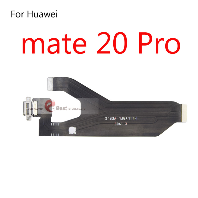 Charging Port Connector Board Parts Flex Cable With Microphone Mic For HuaWei Mate 7 8 9 10 Pro 20 lite: For Mate  20  Pro