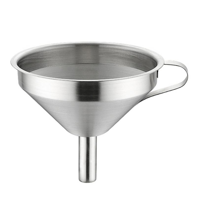 Mini Stainless Steel Bar Wine Flask Funnel Small Mouth Funnels for Filling Hip Flask Beer Liquid Bar Tools