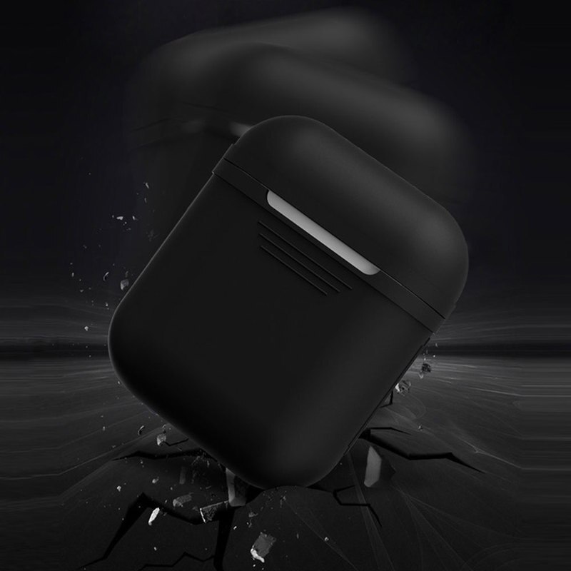 TPU Silicone Bluetooth Wireless Earphone Case for AirPods Full Protective Cover Skin Accessories for Apple Air Pods Charging Bag