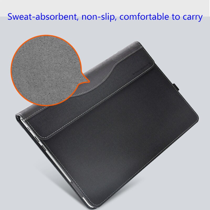 Laptop Case For HP ENVY X360 Convertible 15-ed Series 15.6 Inch Split Portable PU Leather Protective Cover Laptop Sleeve