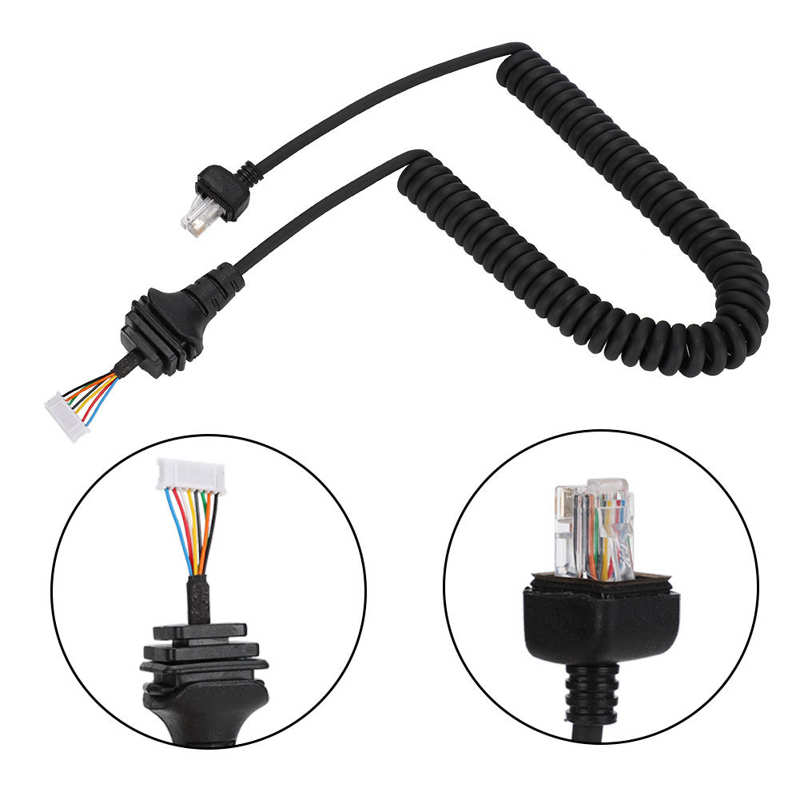 Speaker Mic Hand Microphone Replacement Cable Cord Fit for ICOM Radio Microphone HM-152 microphone accessories