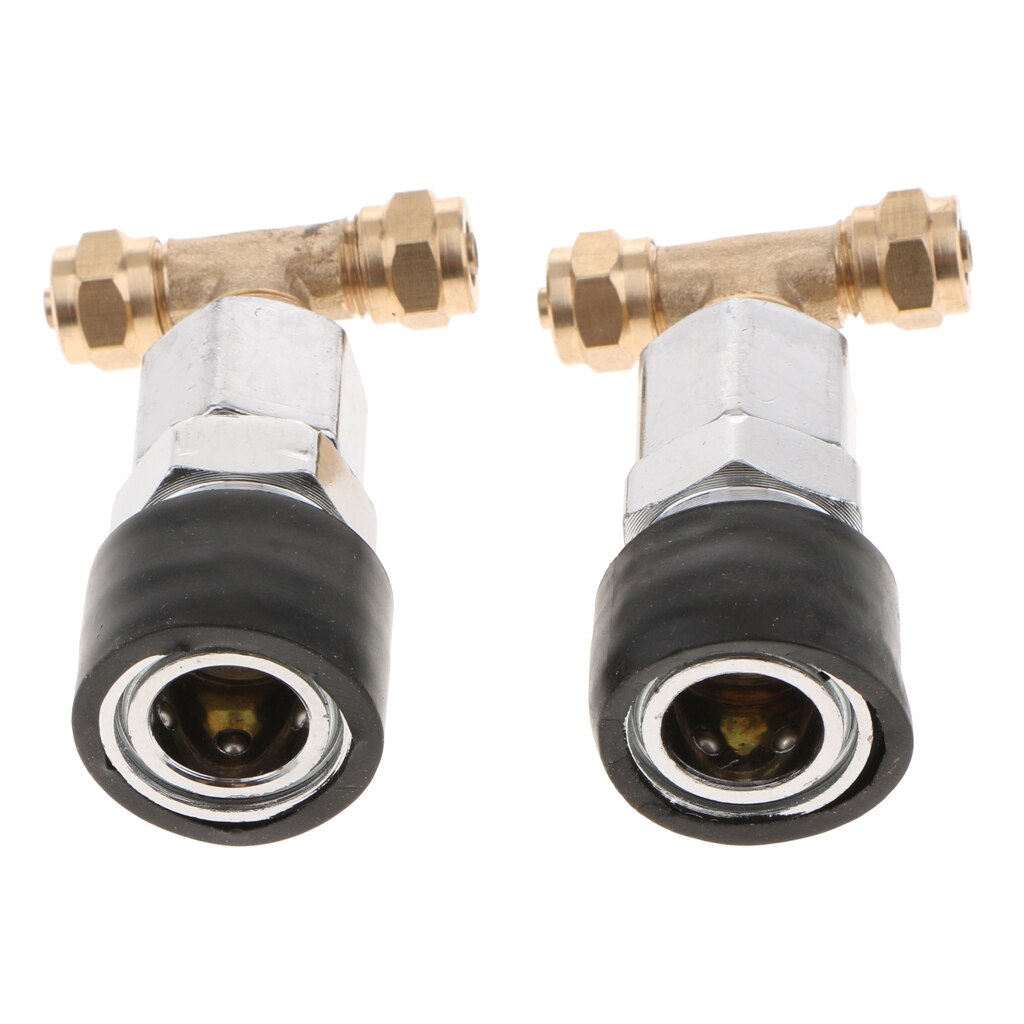 1/2inch OD Quick FITTING Brass Push 2 Connect Air Hose Union
