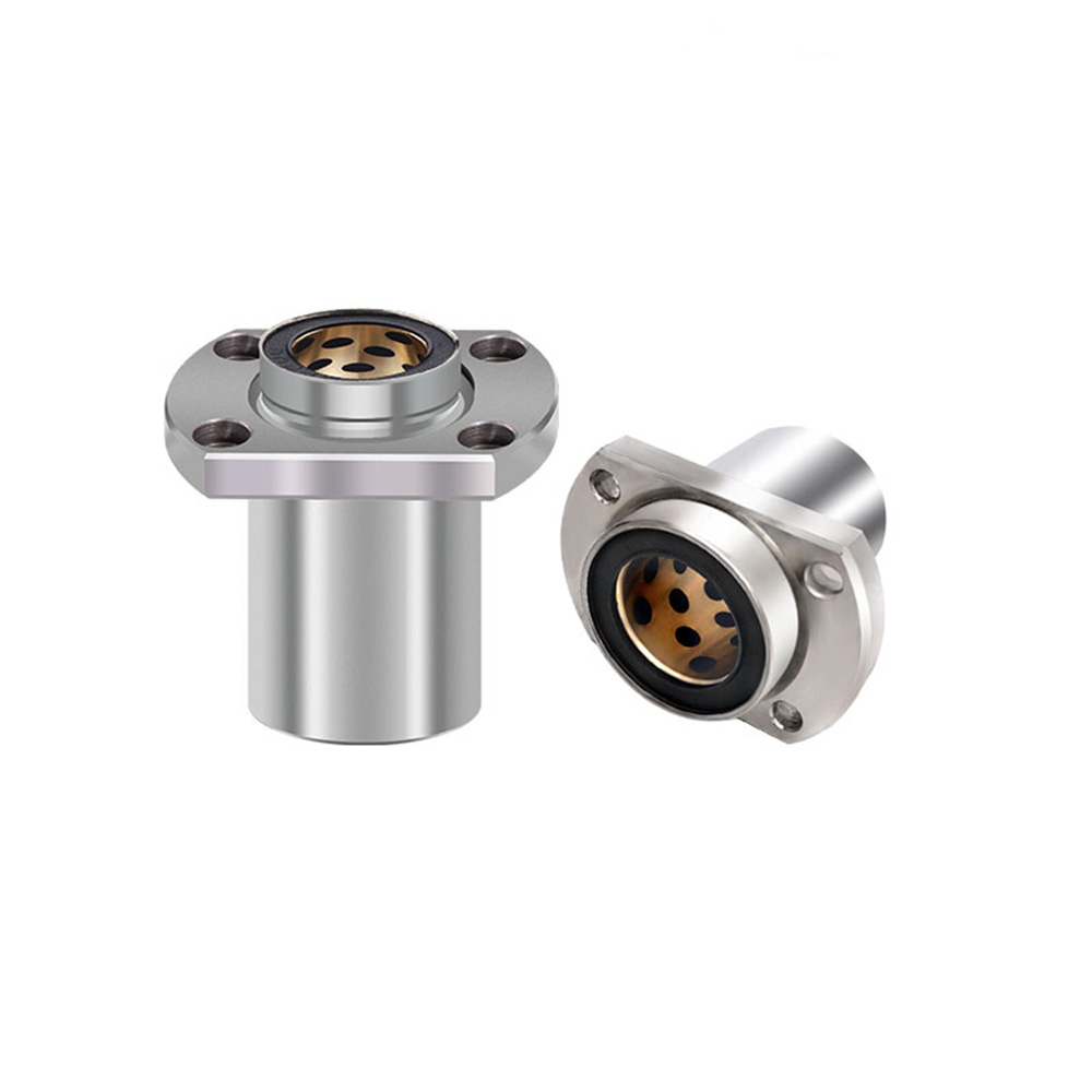 1pc LMHP LMHP8UU LMHP10UU LMHP12UU LMHP16UU LMHP20UU Flange Linear Bearing graphite copper sleeve for cnc part Linear shaft Rod