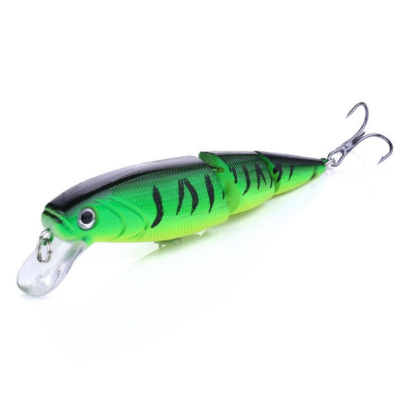 110mm/14.7g Multi Section 3D Bionic Bait Lifelike Artificial Fishing Lures Colorful Plastic Hard Bait Fish Accessories