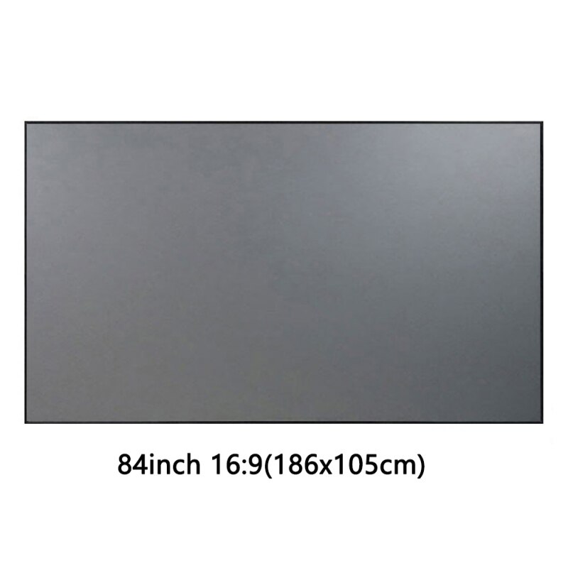 72 84 100 120 Inch Reflective Fabric Cloth For YG300 T6 XGIMI H2 HALO Mogo for mi DLP Projector Screen: E