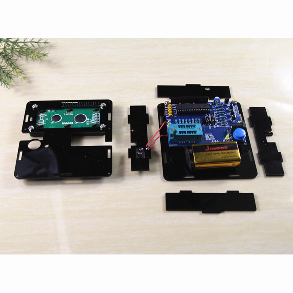 DIY KITS YD-CS Transistor Tester For Multimeter Meter Resistor Capacitor Triode Electronic Measurement With Shell
