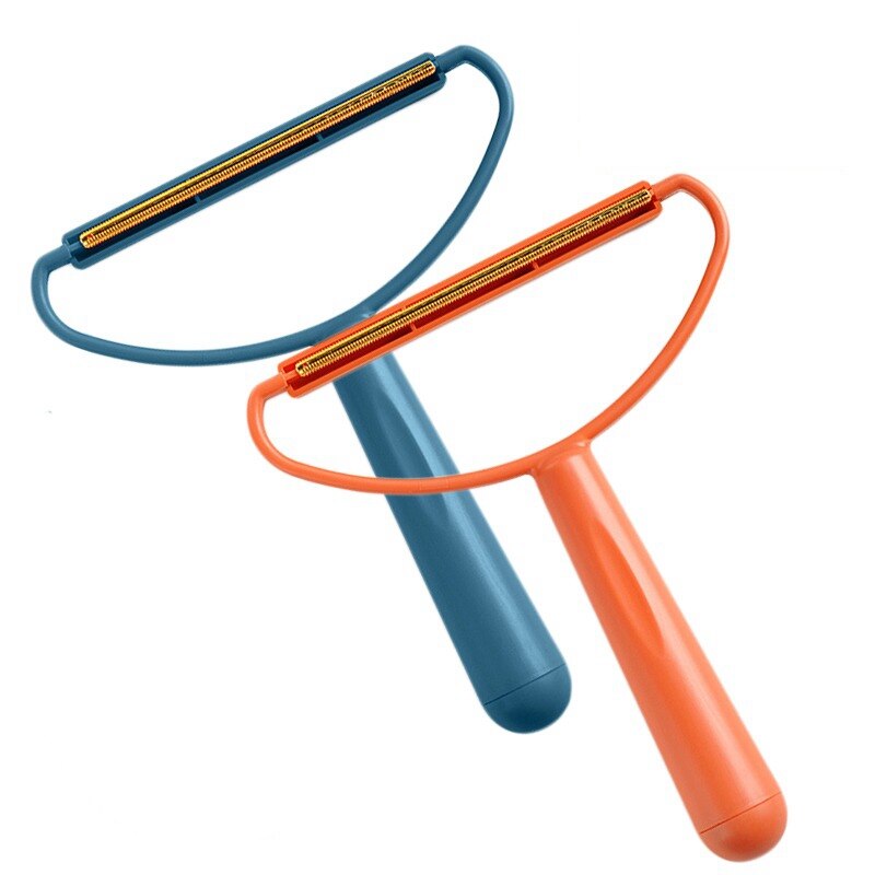 Portable Clothes Lint Roller Remover Lint Fabric Shaver Removes Pet Hair Lint Particles From Furniture Clothes Cleaning Tool: 2pcs Mix