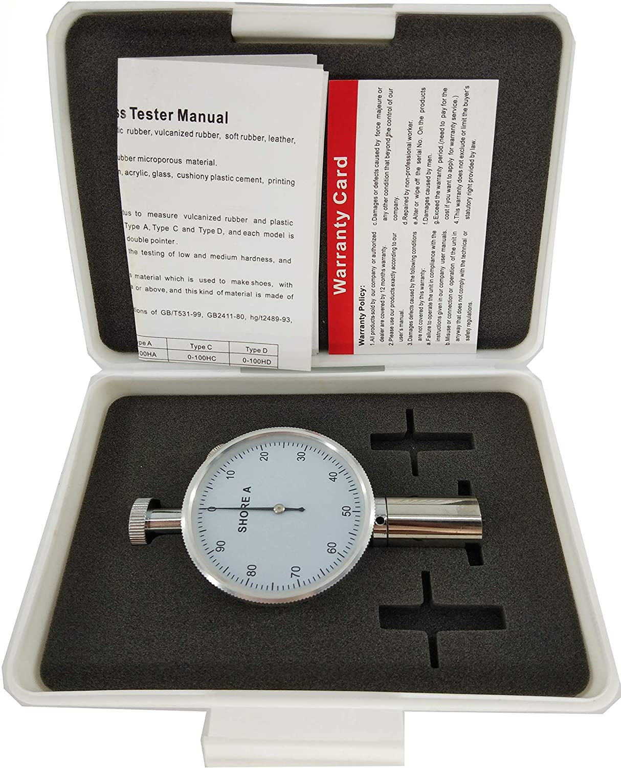 Shore A Durometer Hardheid Tester Meter Sclerometer Hardheid Tester LX-A-1 Met Enkele Naald Shore Hardheid Tester