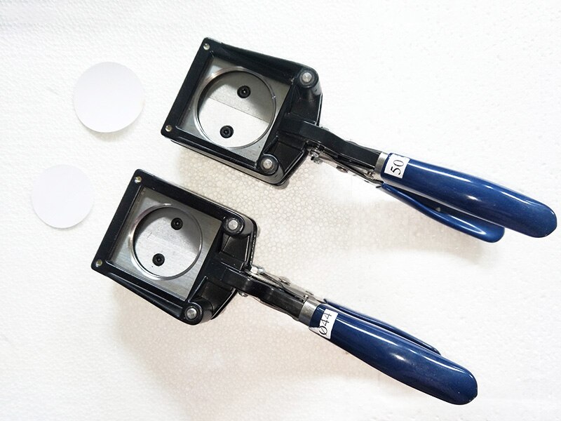 Hand Held Manual Round 37mm 25mm 32mm 44mm Paper Graphic Punch Die Cutter for Pro Button Maker