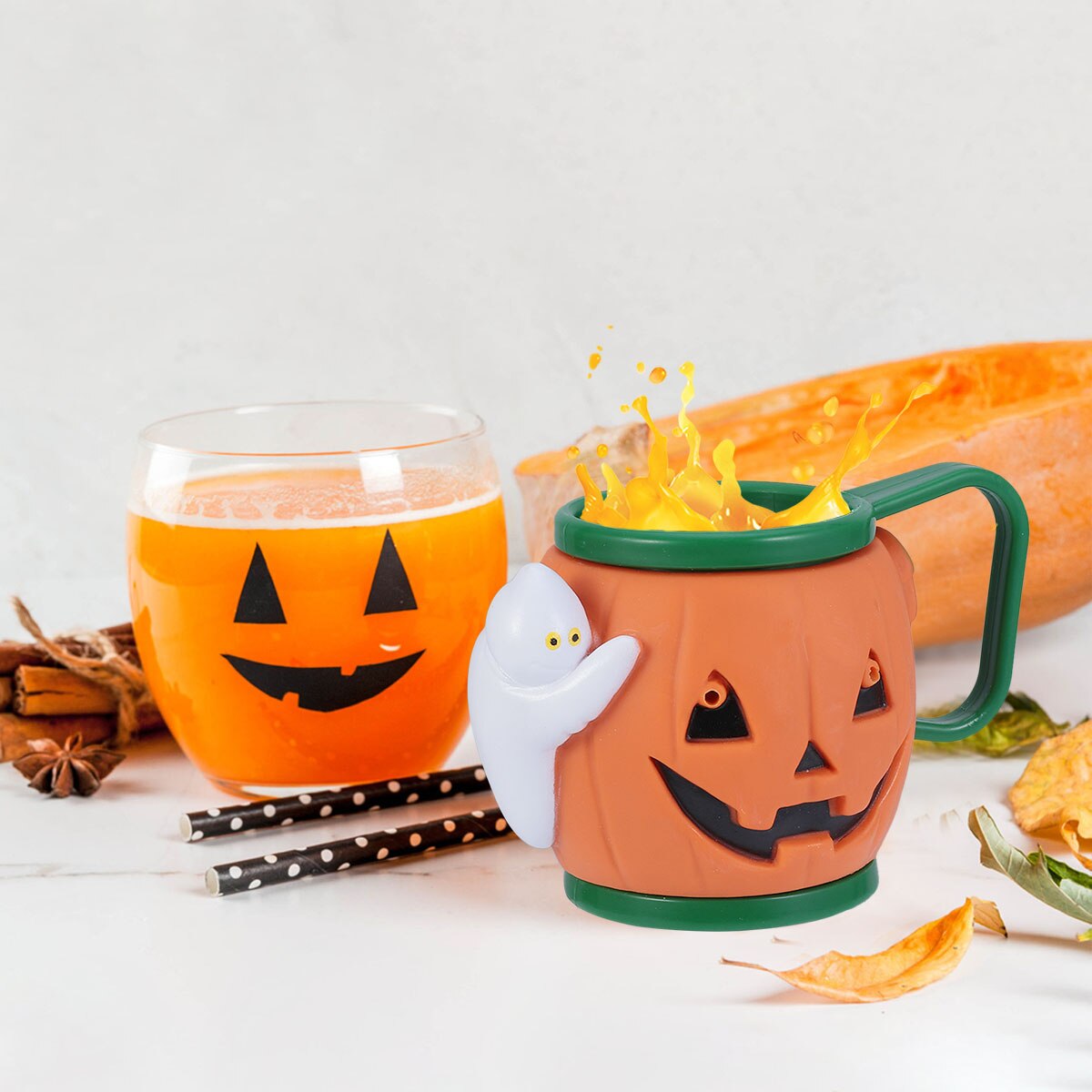1pc halloween kopper praktisk græskar krus børn tænder børstning sjovt krus til tandbørstende børn halloween