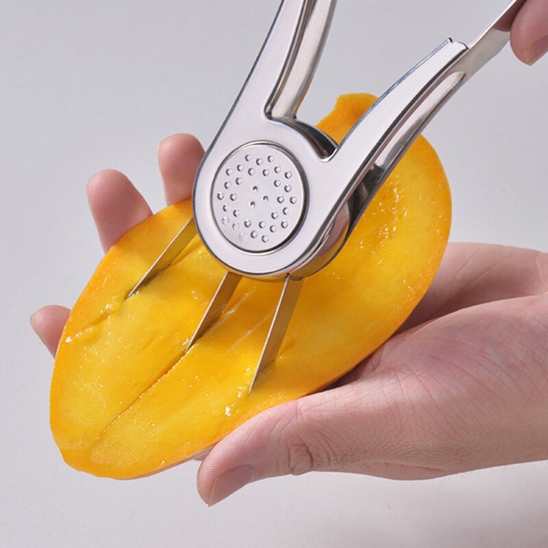 Stainless Steel Mango Watermelon Meat Extractor Fruit Slicing Pulp Separator Dragon Fruit Cutting Gourd