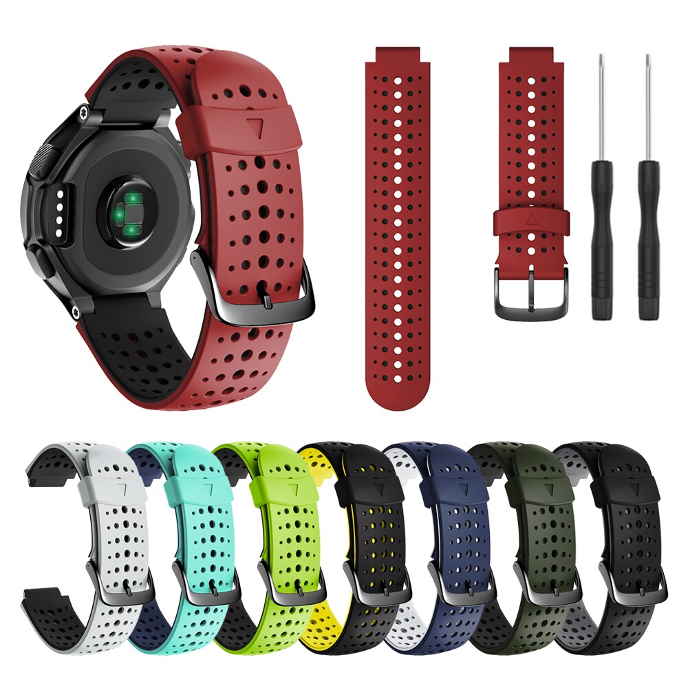 Bracelet de poignet Sport en Silicone, pour Garmin Forerunner 235 220 230 620 735XT, accessoires