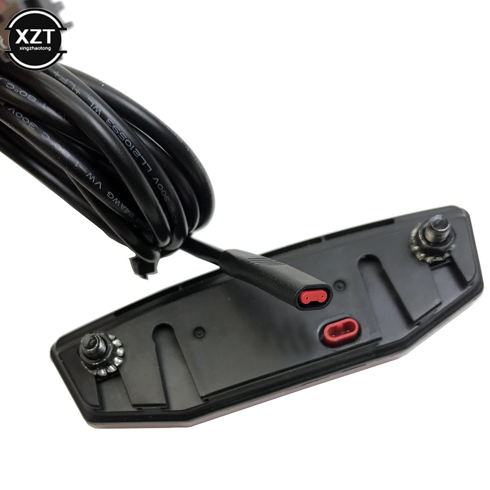 6V-60V E-Bike Achterlicht Elektrische Fiets Achterlicht E-Scooter Nacht Led Waarschuwing Achterlicht Waterdicht/Sm Connector