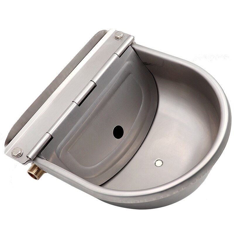 Livestock Cow Horse Automatic Water Bowls Stainless Steel Drinking Bowl Float Outlet For Cattle Dog Sheep Pig Feeder