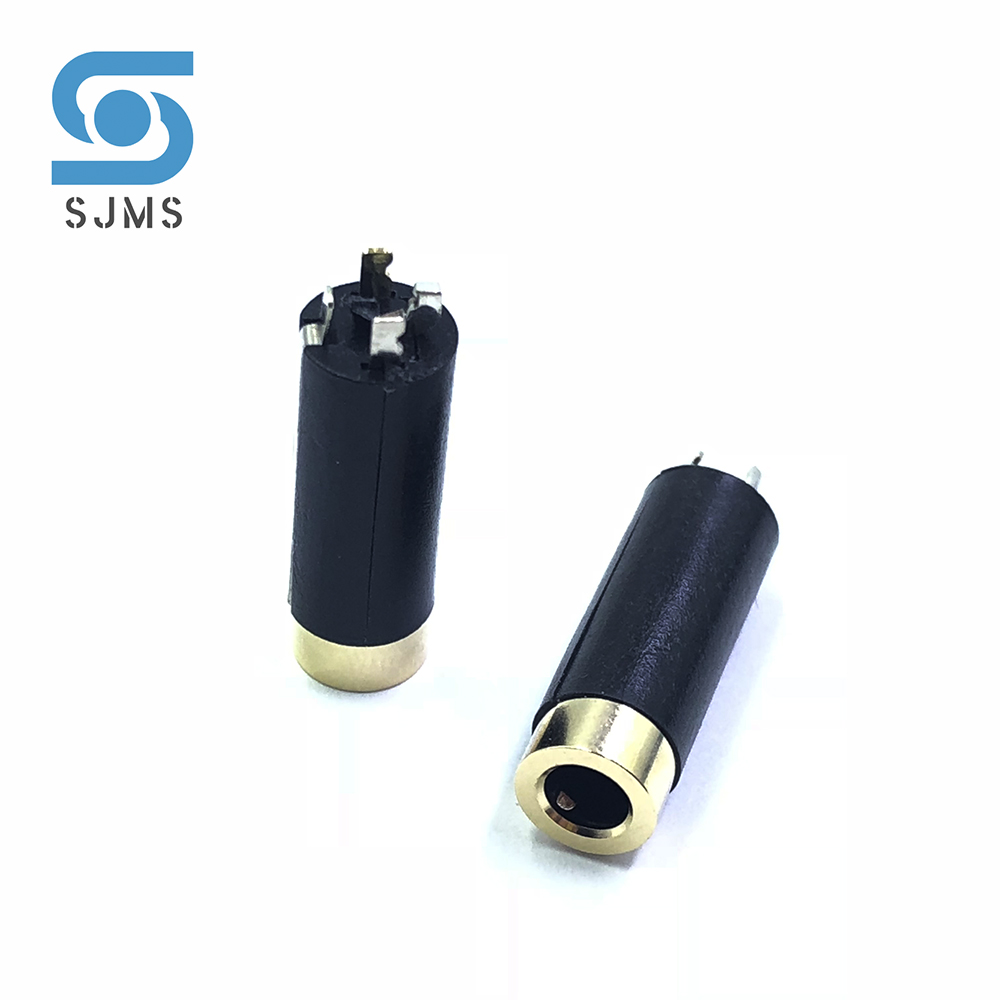 2 pezzi 2.5mm 3.5mm 4 poli stereo femmina presa Jack 2.5 3.5 doppio canale Jack 4 poli femmina Jack Audio per cuffie
