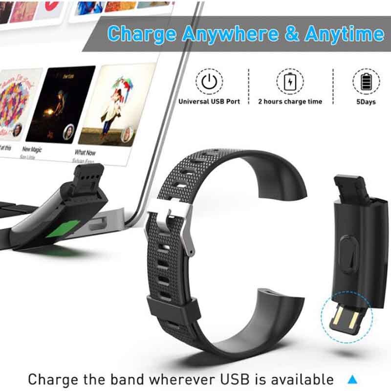 Id115plus inteligente pulseira pedômetro bluetooth monitor de freqüência cardíaca relógio de fitness rastreador smartbracelet para android/ios