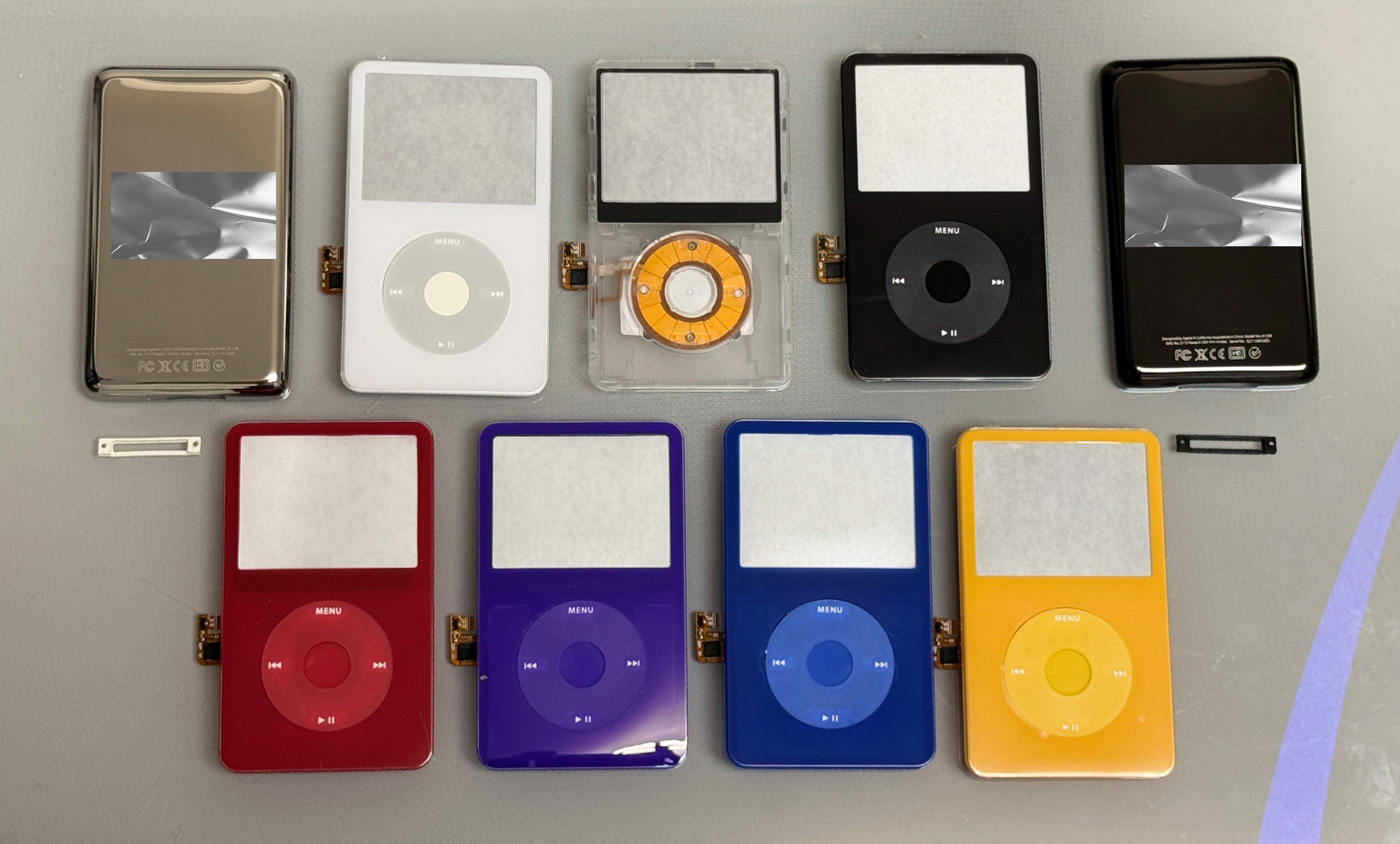 Click Wheel Flex Apple iPod Classic/vidéo 5e 5,5e génération 30 Go 60 Go 80 Go Clé tactile A1136