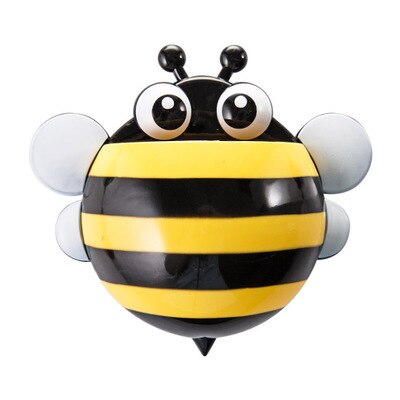 Support mural de rangement en forme d'escargot | Mignon Kawaii abeille et escargot, support mural pour brosse à dents, étagère de salle de bains, organisateur pour l'entretien ménager, ventouse forte,: 04