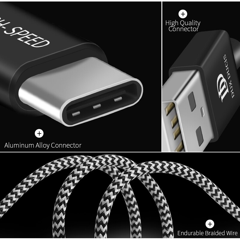 5v 2.4a tipo-c cabo de carregamento rápido para samsung galaxy a31 a41 m21 m31 a71 a51 m30s m31s a21s m51 cabo trançado de náilon linha de dados