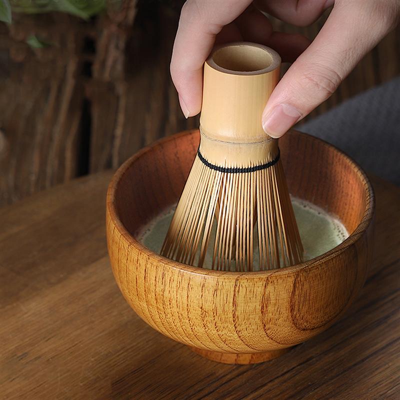 1 pc praktiske bærbare bambus chasen matcha pisker banboo te piskeris til tehus hjemmekontor